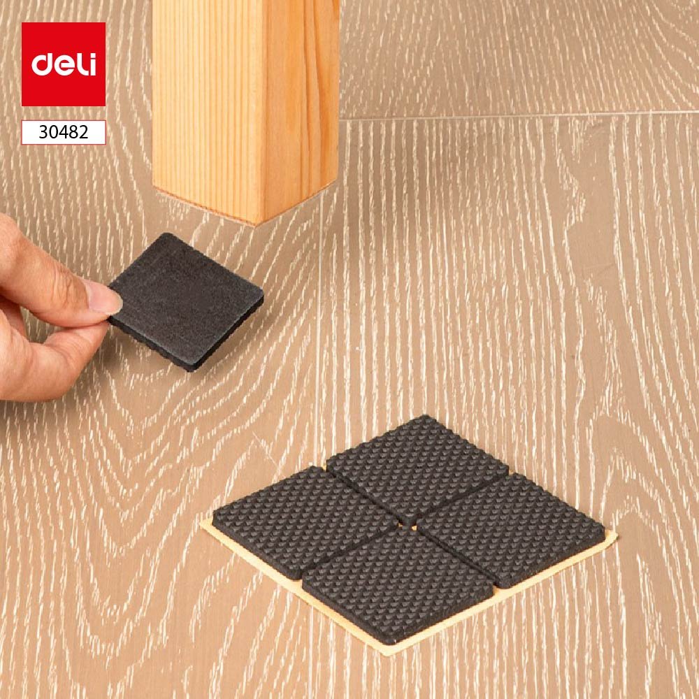 ديلي لواصق حماية أثاث - قياس 4*4 سم - سماكة 4 مم - أسود - E30482